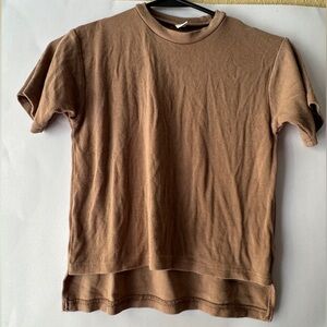FOXY KIND Casual Brown Crop Top for Women